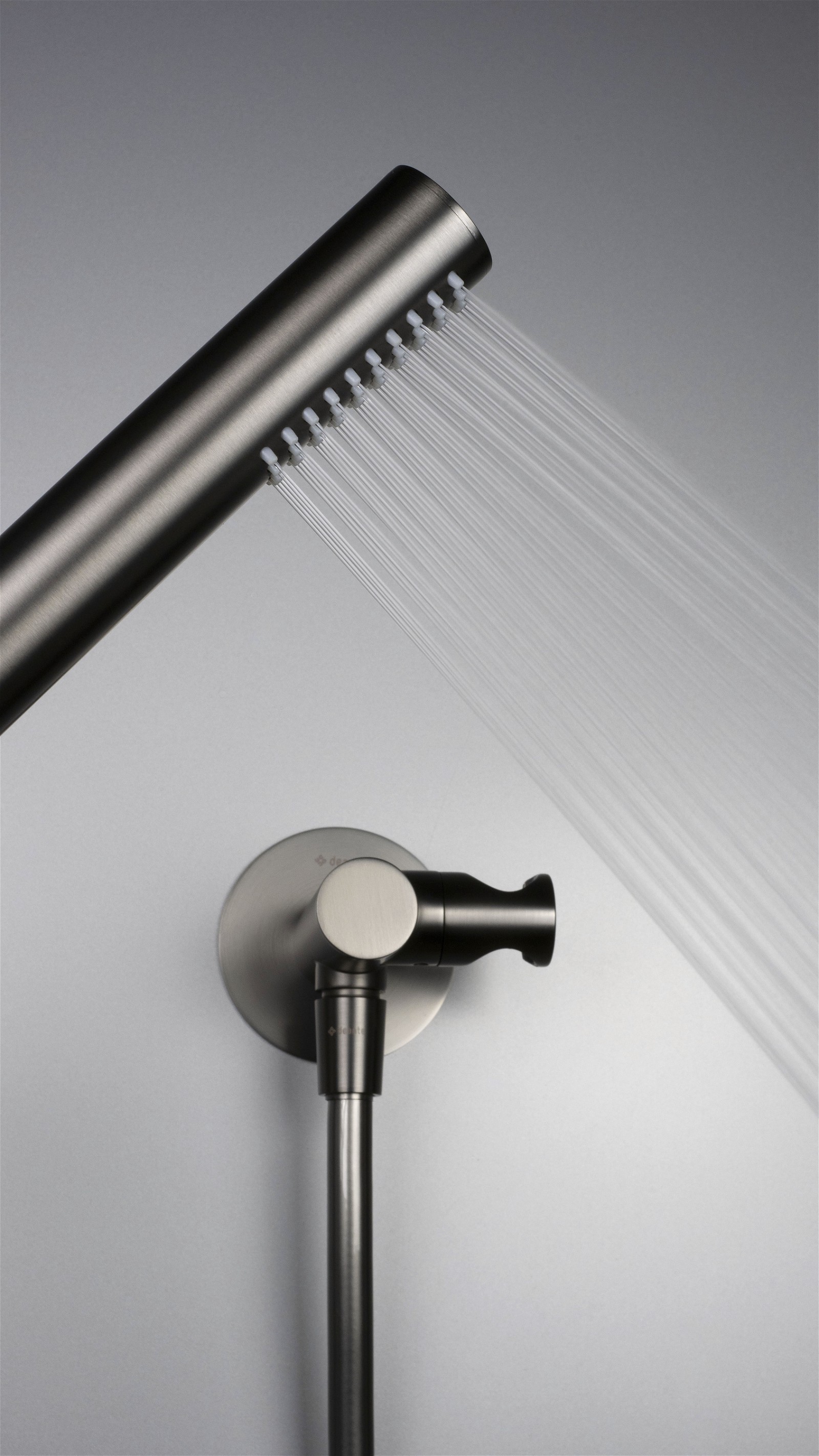 SILIA Concealed shower set, with a fixed shower head - titanium 